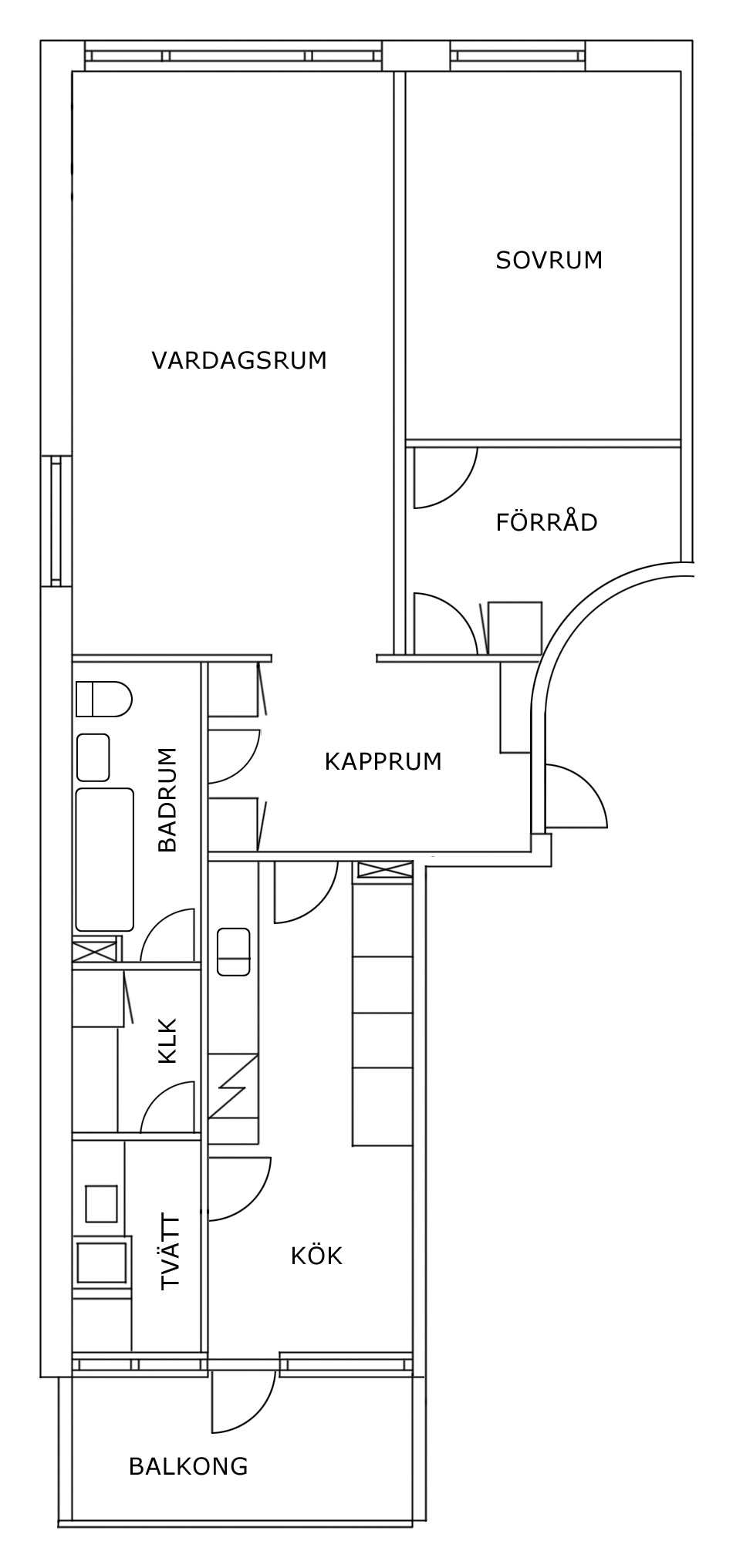 2 rok · 67 m² i Flen – bild 21
