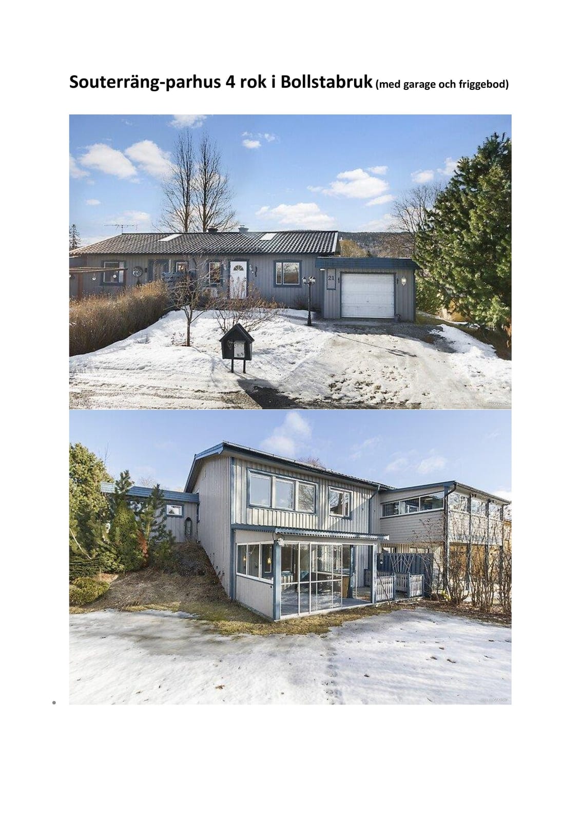 4 rok · 102 m² i Bollstabruk – Bollstabruk