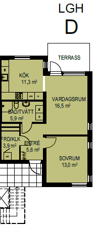 2 rok · 59 m² i Stockholm – bild 2