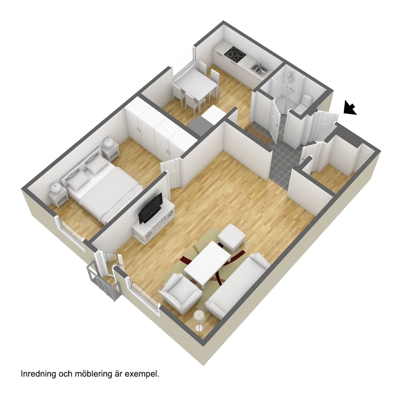2 rok · 60 m² i Borås – bild 2