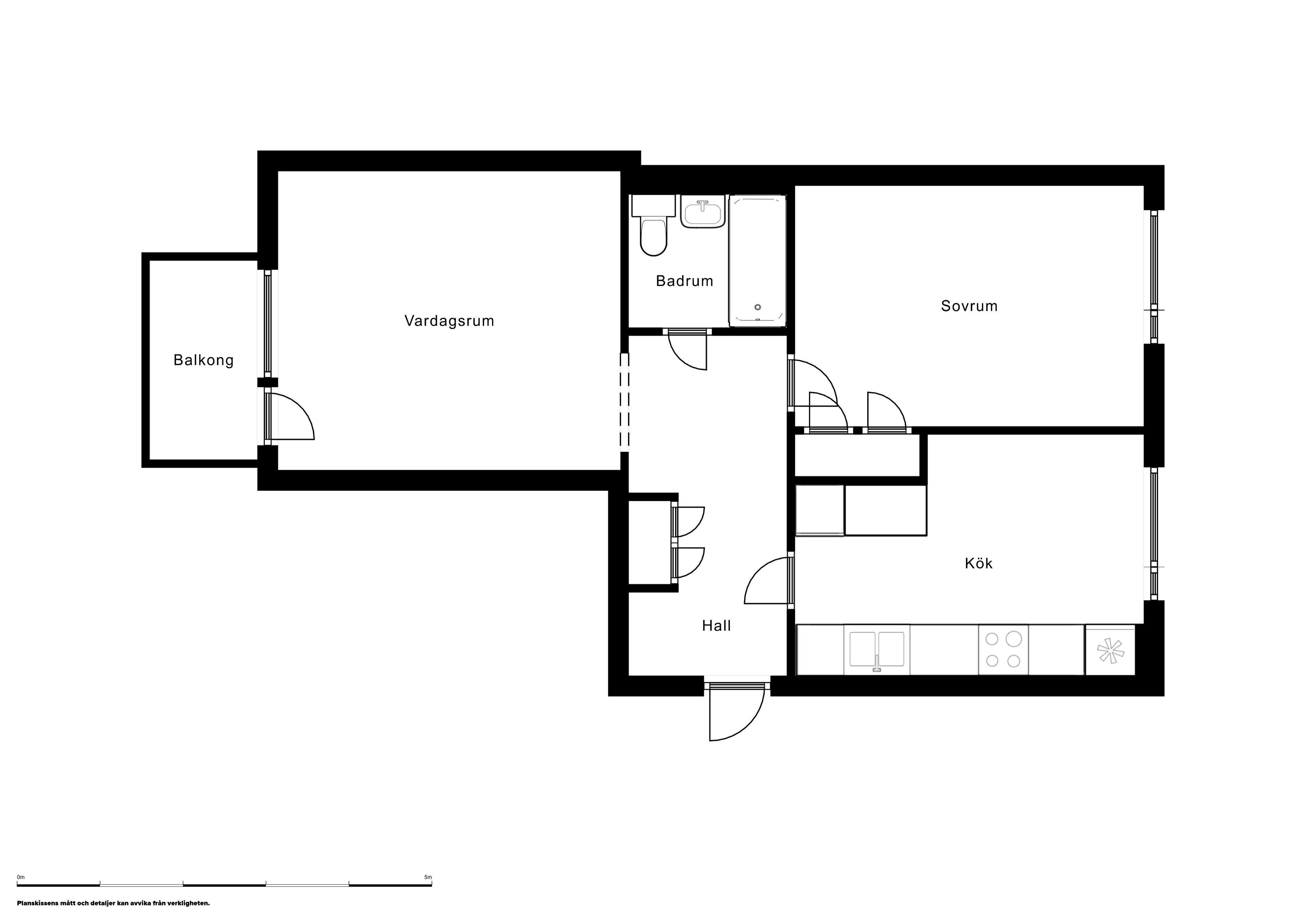 Lägenhet, 2 rooms, 55 sqm, Hallsberg – bild 8