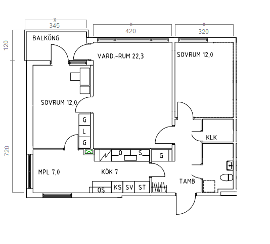 3 rok · 78 m² i Huskvarna – bild 8