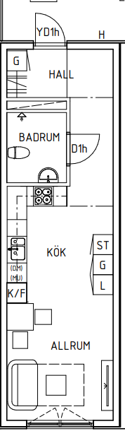 1 rok · 35 m² i Skillingaryd – bild 9