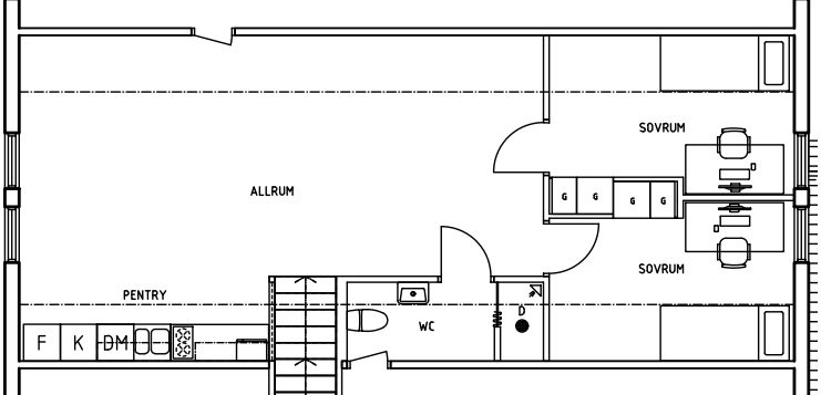 Lägenhet, 3 rooms, 70 sqm, Öjebyn – Öjebyn