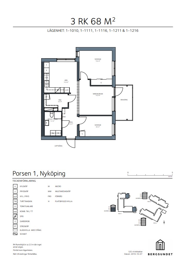 3 rok · 68 m² i Nyköping – bild 2