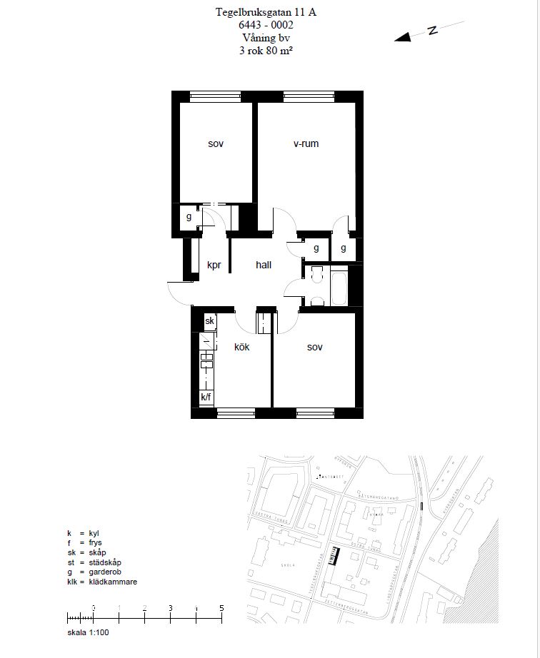 Lägenhet, 3 rooms, 80 sqm, Eskilstuna – bild 2