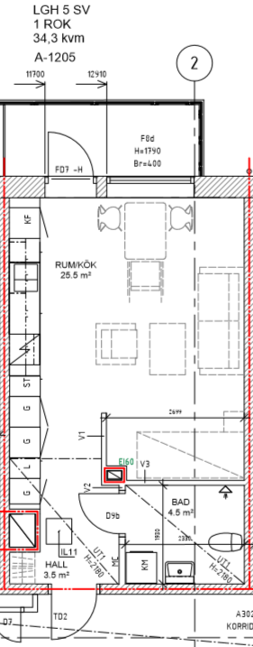 1 rok · 35 m² i Göteborg – bild 4