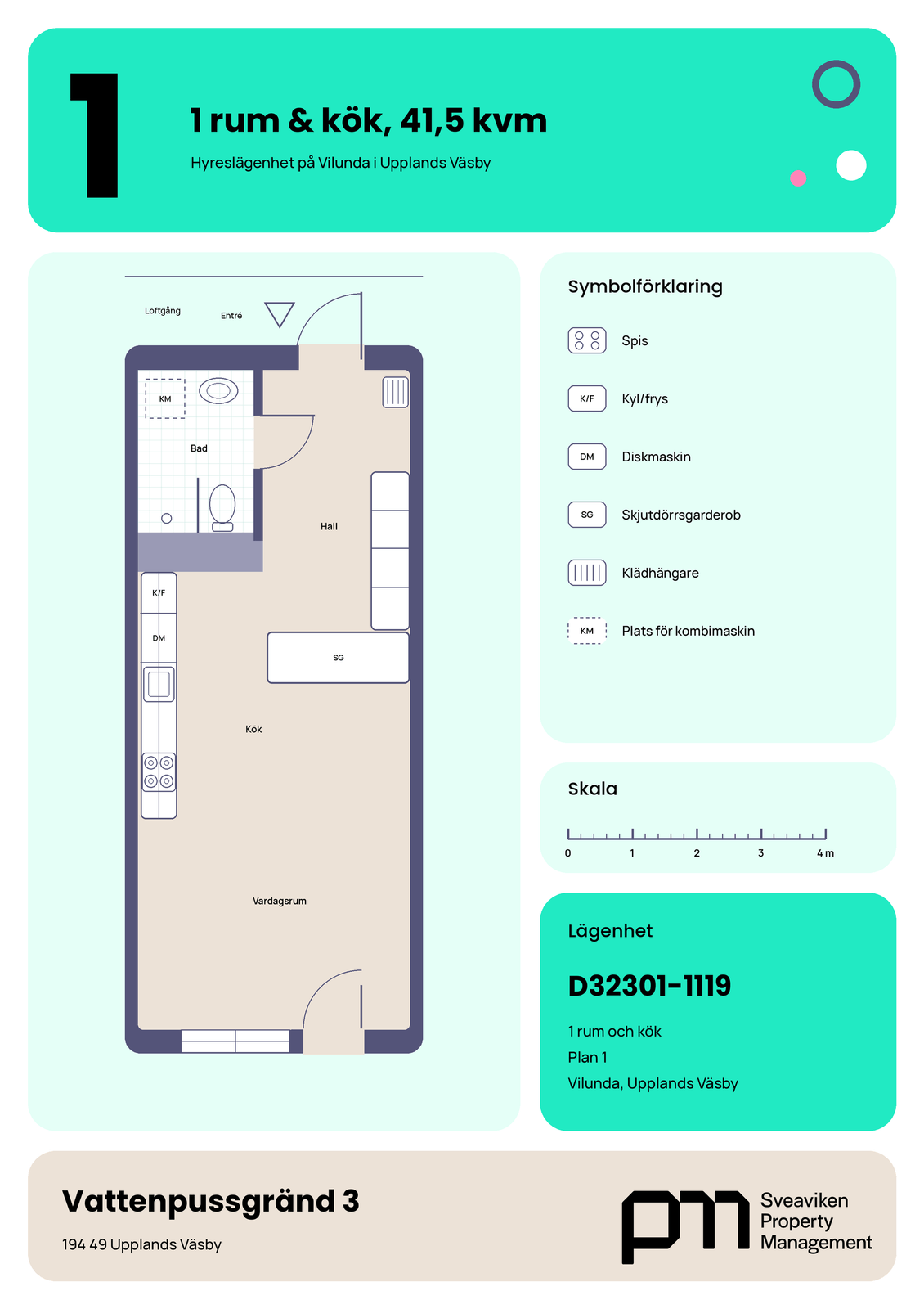 1 rok · 41 m² i Upplands Väsby – bild 14