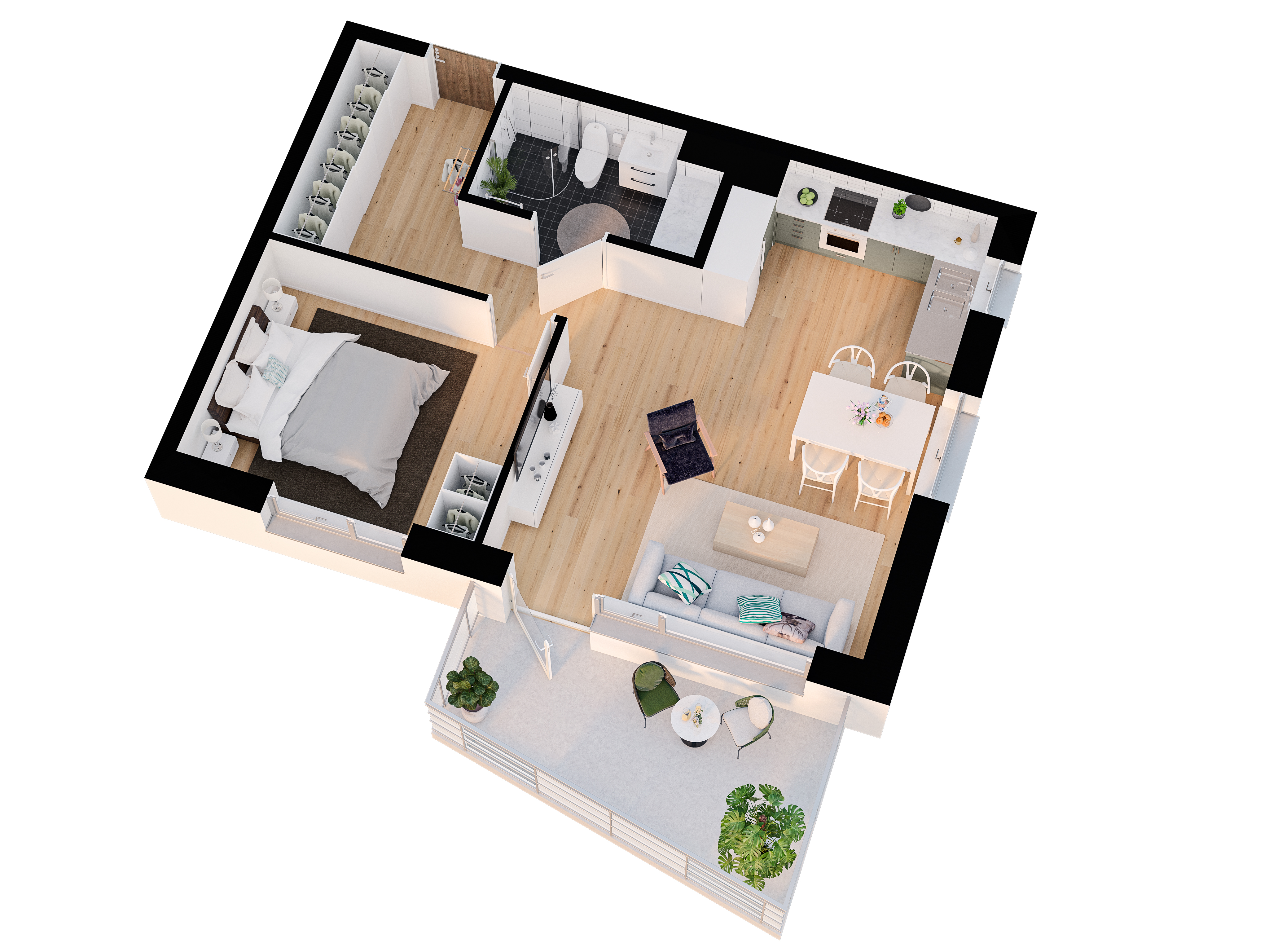 Lägenhet, 2 rooms, 55 sqm, Kristianstad – bild 12