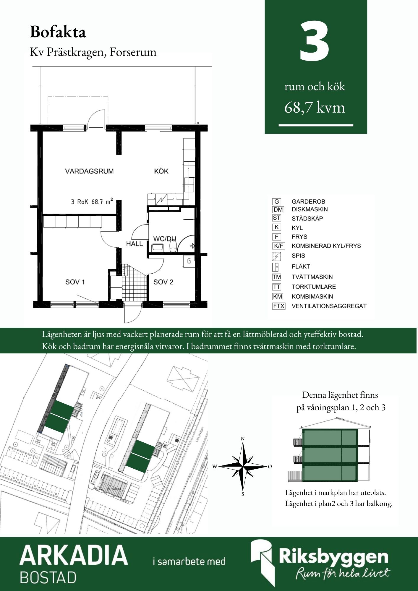 3 rok · 68 m² i Forserum – bild 15