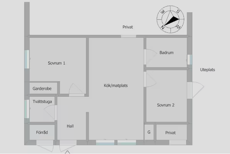 2 rok · 50 m² i Lerum – bild 3