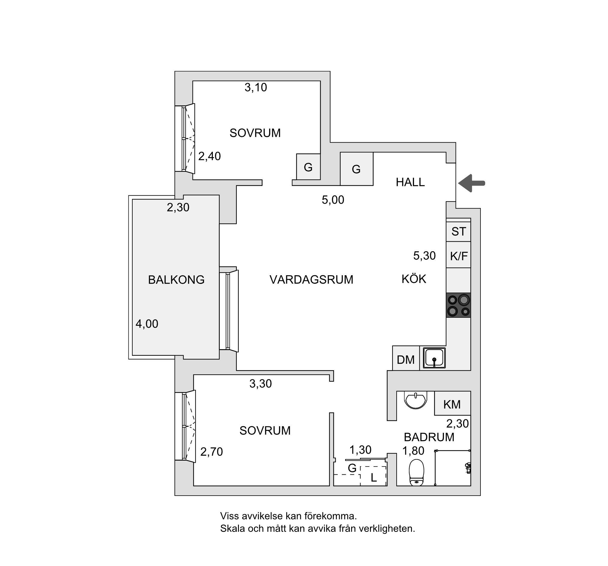 Lägenhet, 3 rooms, 55 sqm, Lidingö – bild 6