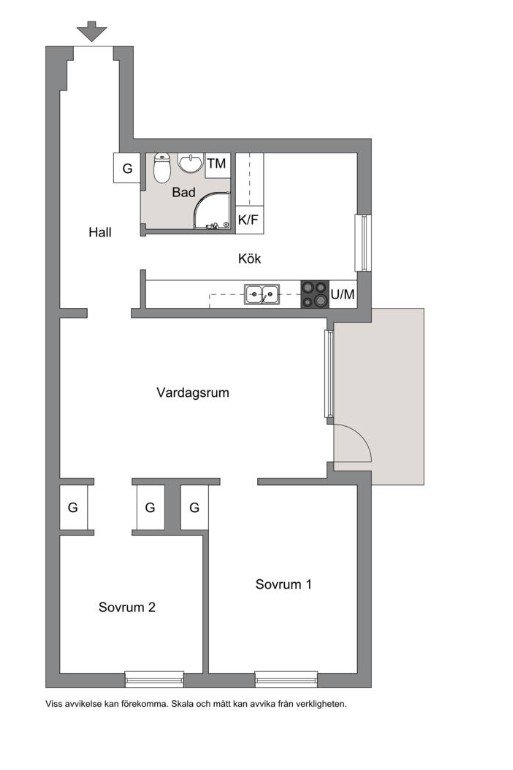 Lägenhet, 3 rooms, 74 sqm, Karlskrona – bild 13