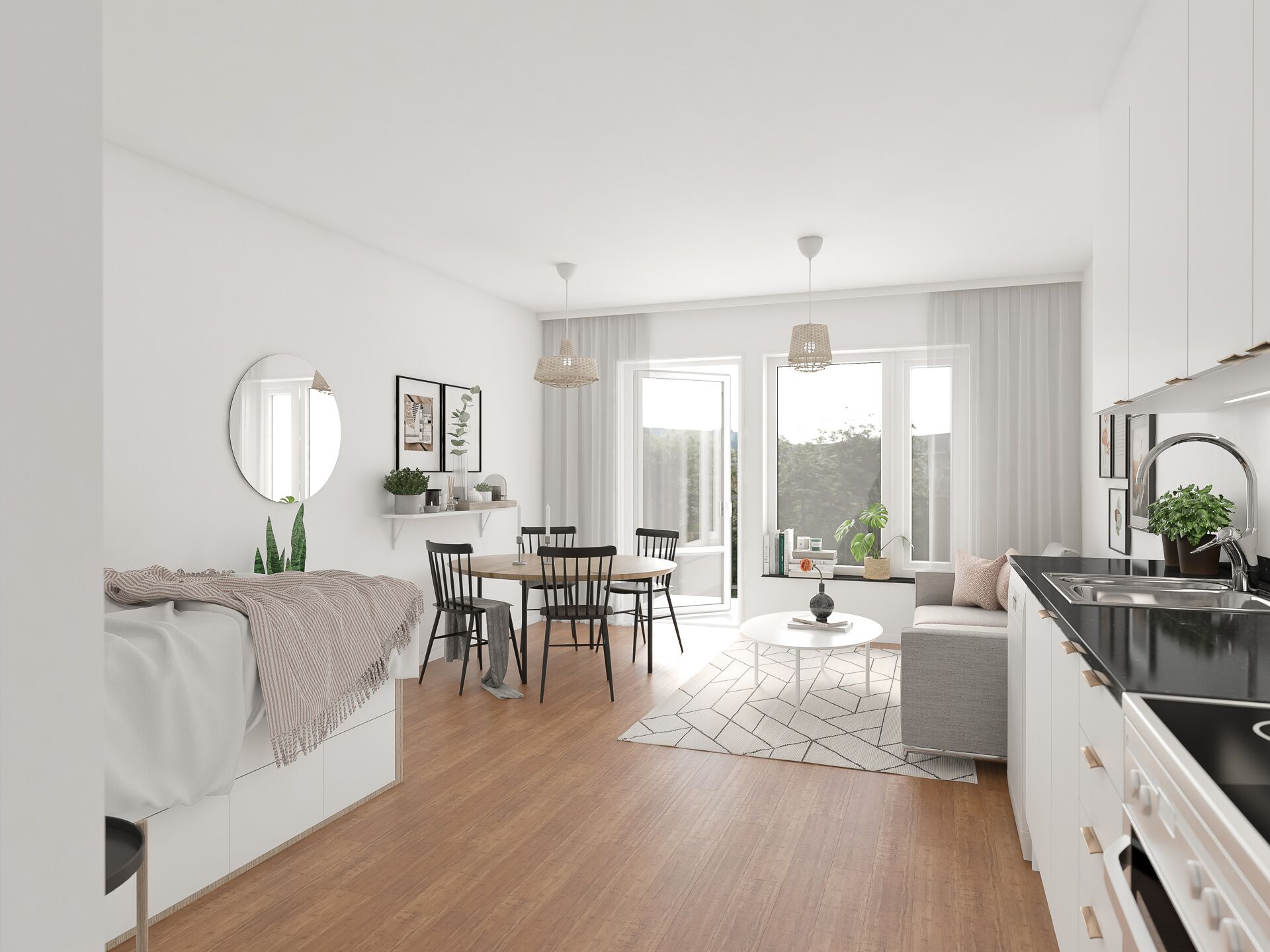 Lägenhet, 1 rooms, 33 sqm, Timrå – Timrå