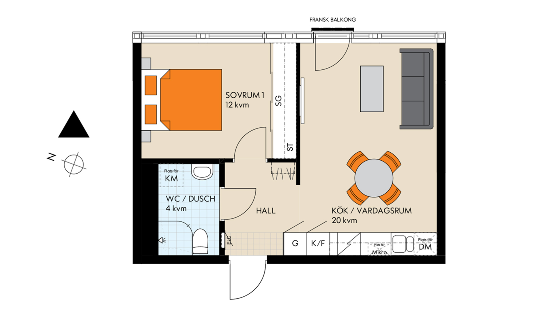 2 rok · 42 m² i Västerås – bild 5