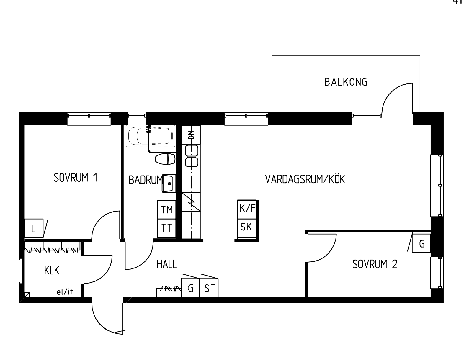 3 rok · 73 m² i Bromma – bild 11