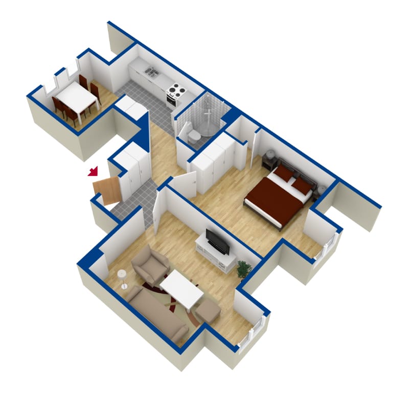 2 rok · 63 m² i Halmstad – bild 2