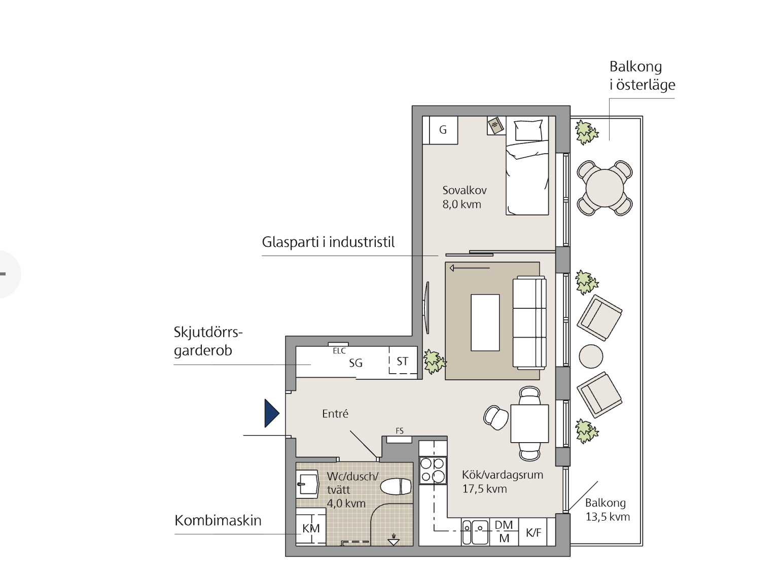 1 rok · 37 m² i Umeå – bild 8
