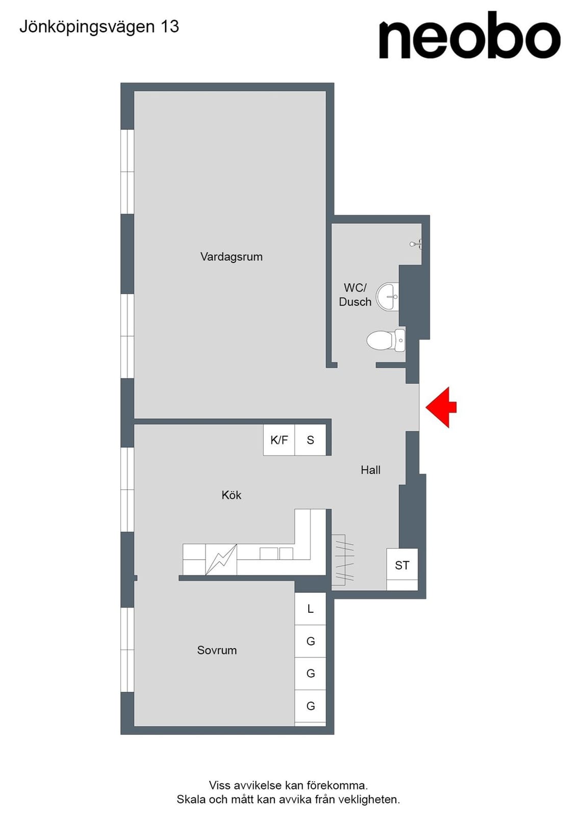 2 rok · 53 m² i Ulricehamn – bild 12