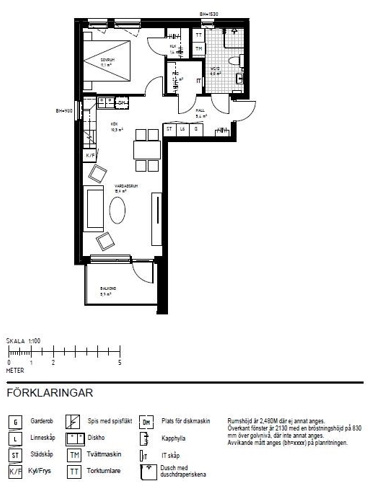 2 rok · 54 m² i Linköping – bild 15