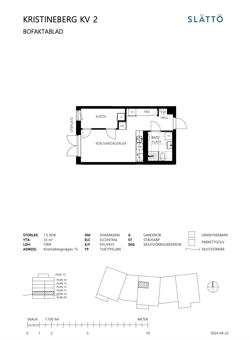 Lägenhet, 2 rooms, 33 sqm, Vallentuna – bild 11