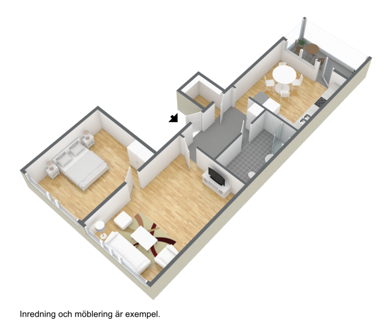 2 rok · 63 m² i Borås – bild 6