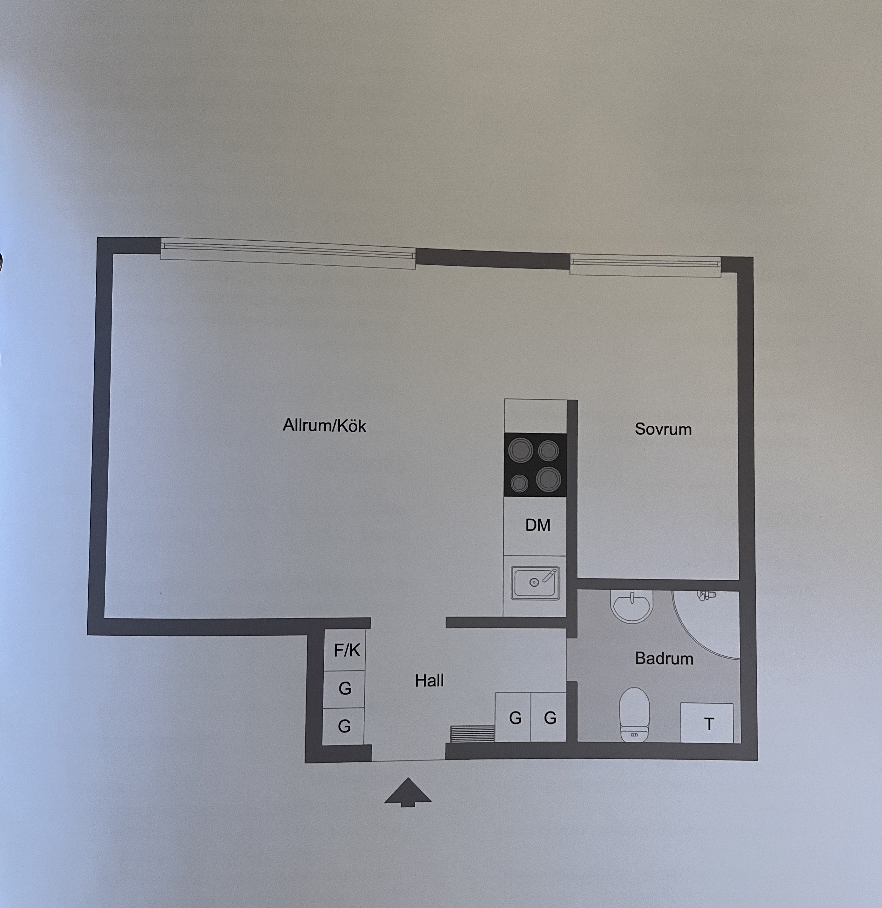 Lägenhet, 2 rooms, 30 sqm, Danderyd – bild 9