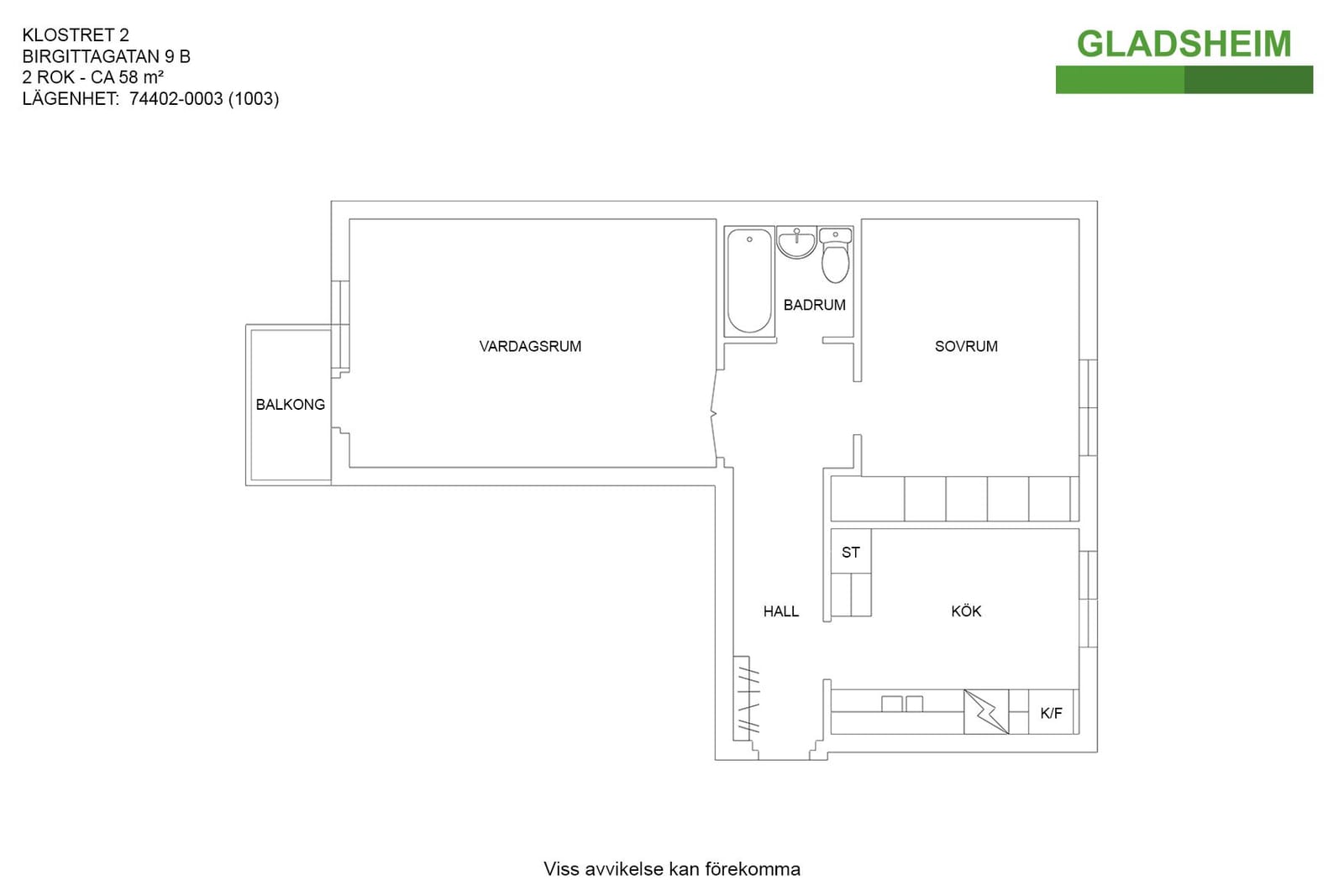 2 rok · 58 m² i Arboga – bild 8