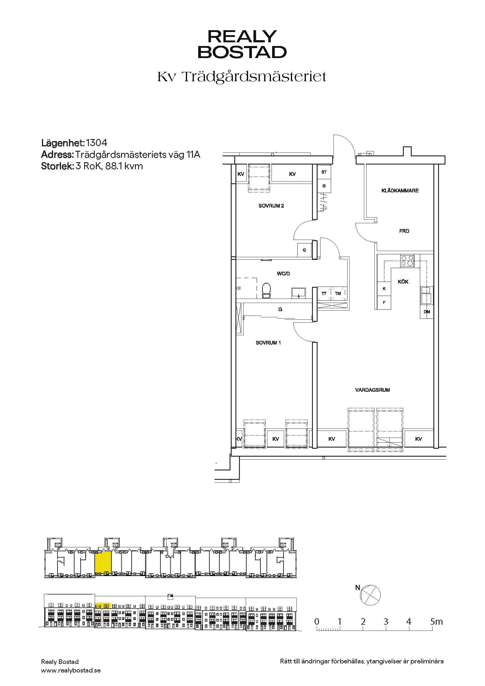 Lägenhet, 3 rooms, 88 sqm, Märsta – bild 7