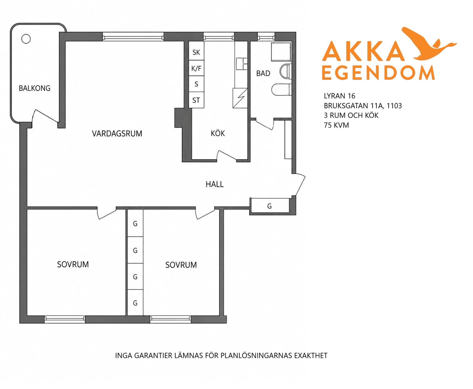 3 rok · 75 m² i Klippan – bild 17