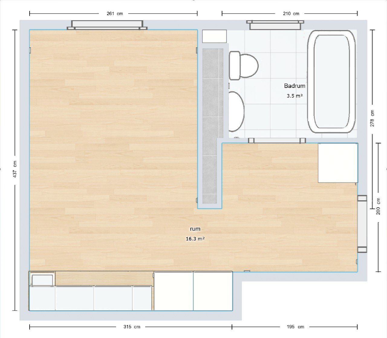 Lägenhet, 1 rooms, 20 sqm, Stockholm – bild 8