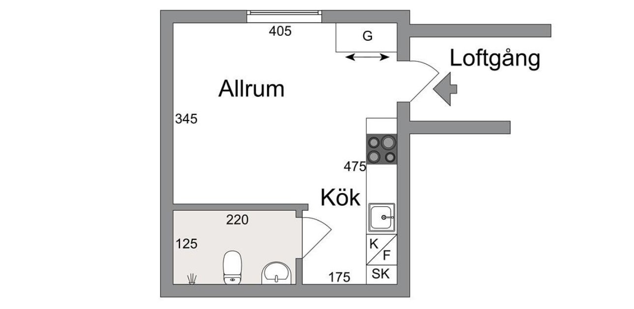 Lägenhet, 1 rooms, 20 sqm, Linköping – bild 5