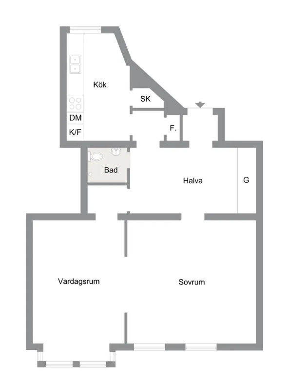 3 rok · 80 m² i Malmö – bild 13