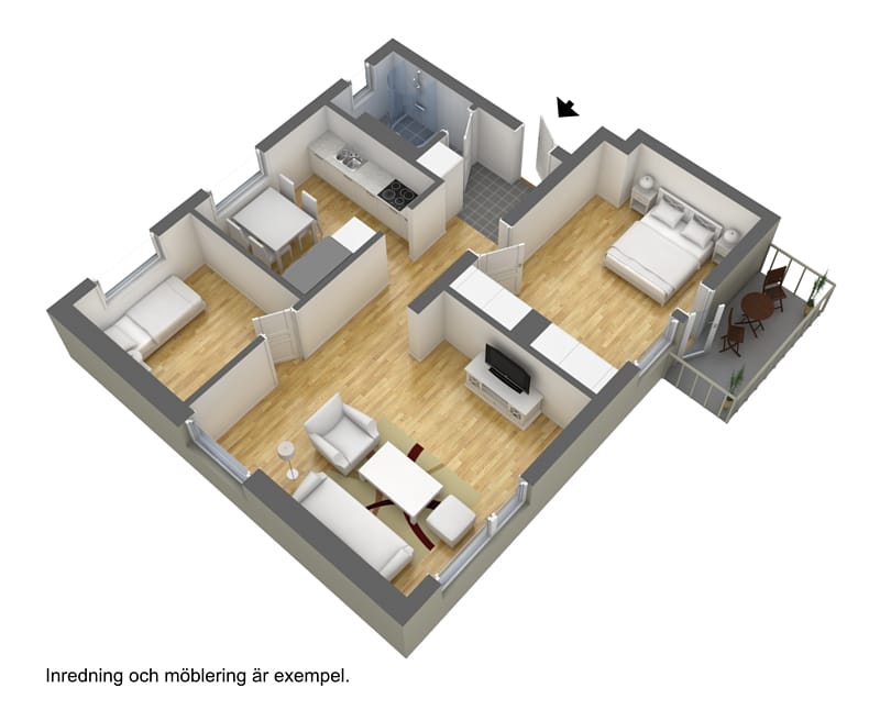 3 rok · 67 m² i Borås – bild 2
