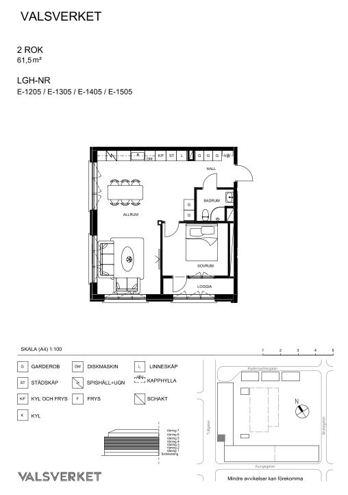 2 rok · 61 m² i Eskilstuna – bild 8