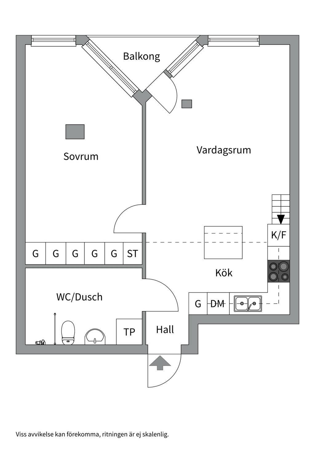 2 rok · 49 m² i Gustavsberg – bild 13