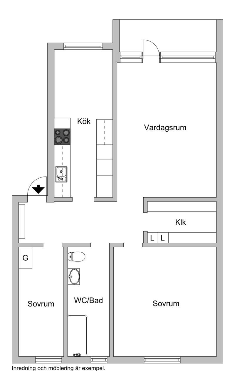 3 rok · 81 m² i Halmstad – bild 3