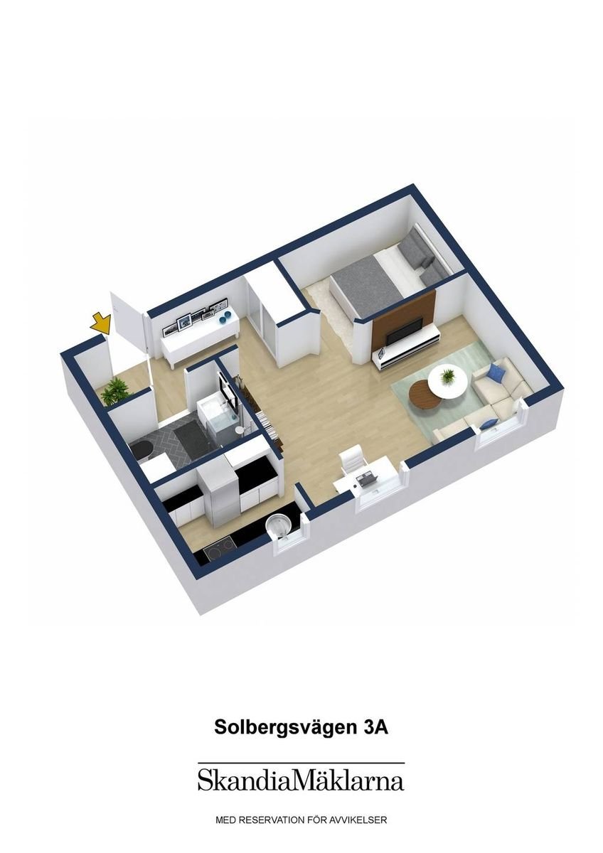 2 rok · 32 m² i Sandviken – Sandviken