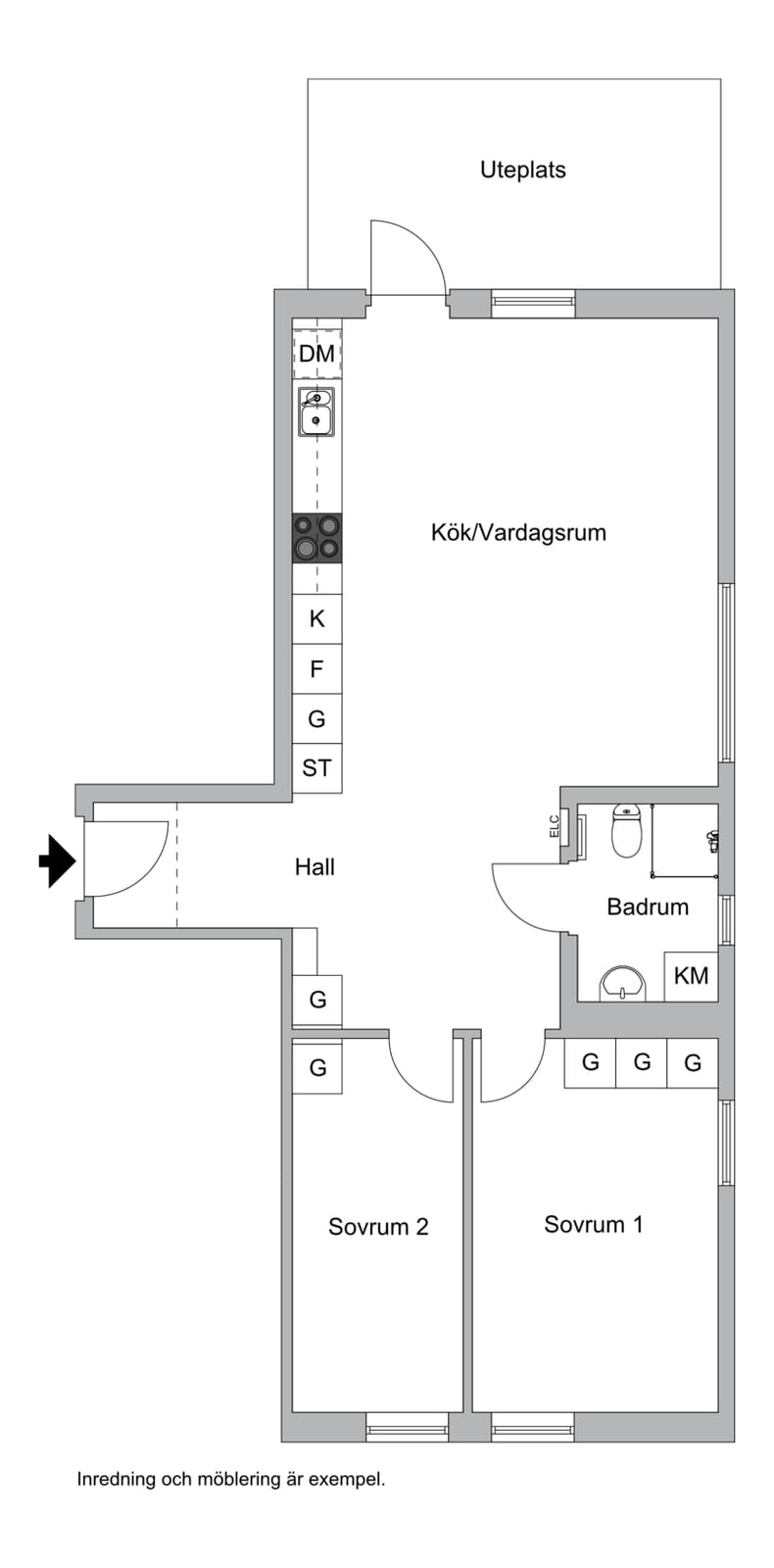 3 rok · 71 m² i Halmstad – bild 6