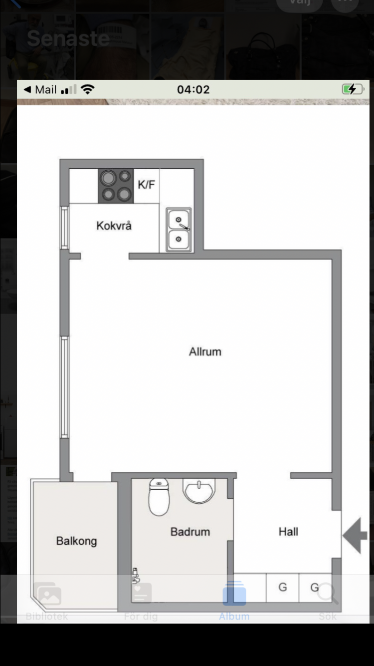 Lägenhet, 1 rooms, 27 sqm, Järfälla