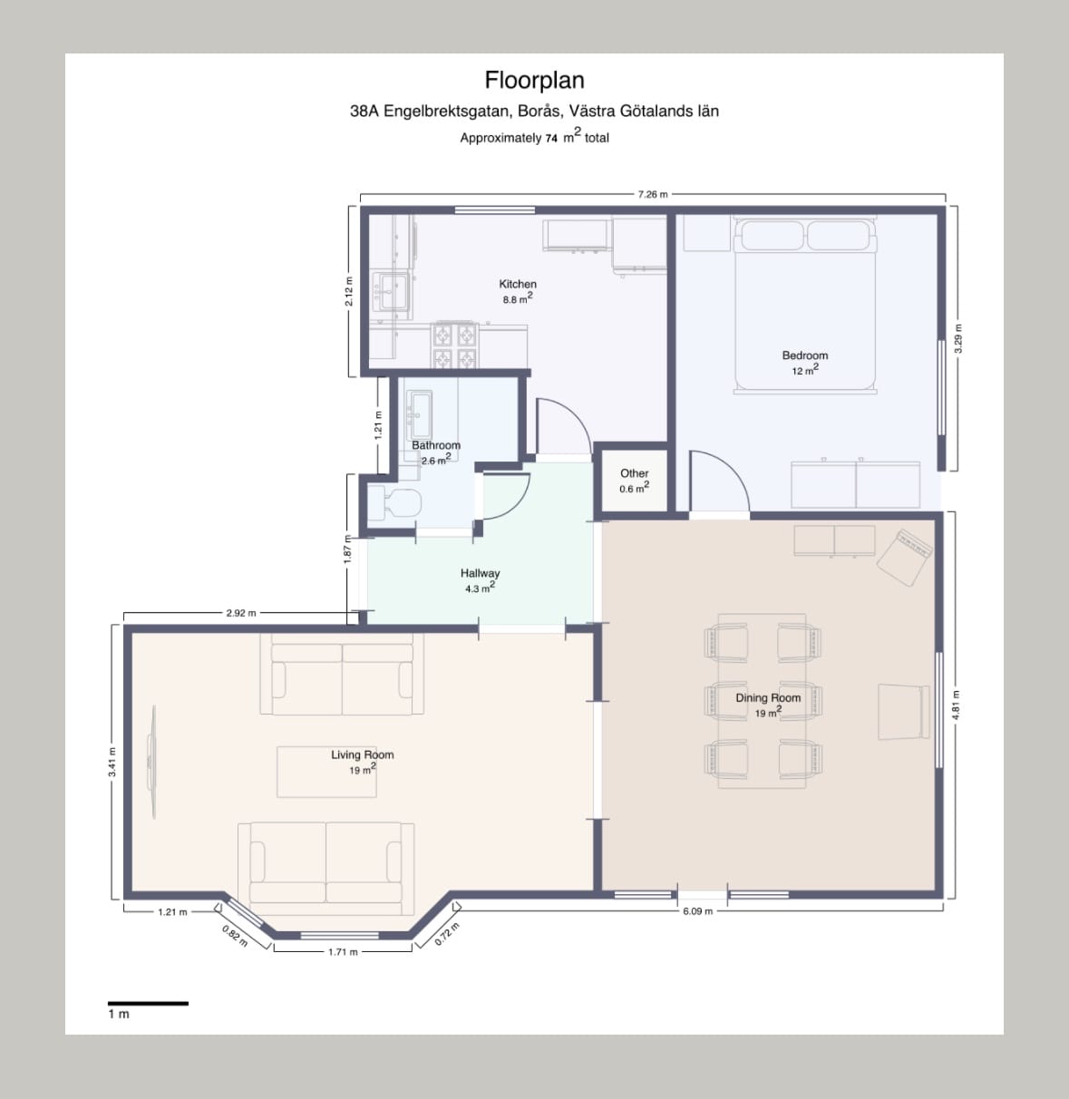 3 rok · 74 m² i Borås – bild 17