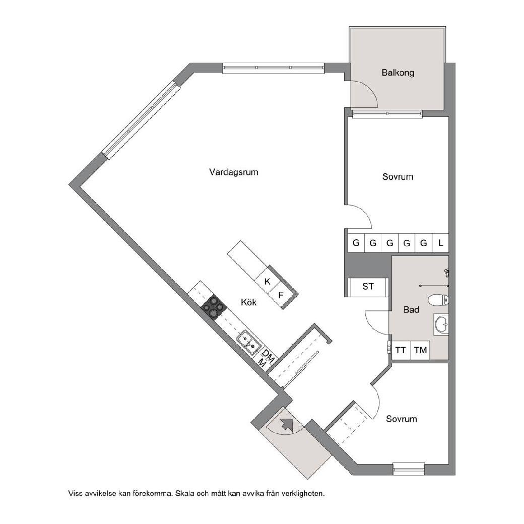 Lägenhet, 3 rooms, 88 sqm, Nacka – bild 5