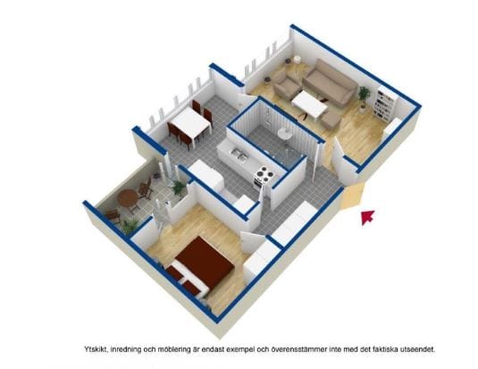 2 rok · 67 m² i Västerås – bild 2