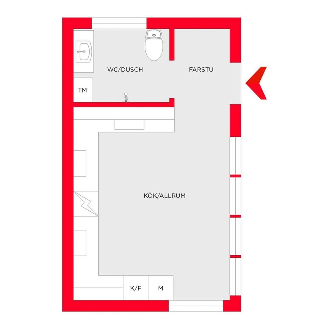 2 rok · 25 m² i Täby – bild 3