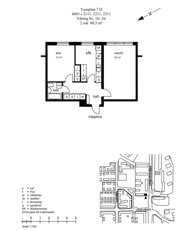 Lägenhet, 2 rooms, 60 sqm, Eskilstuna – bild 3