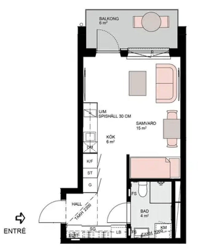 1 rok · 31 m² i Täby – bild 8