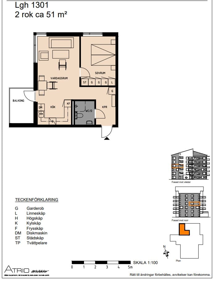 2 rok · 51 m² i Kalmar – bild 4