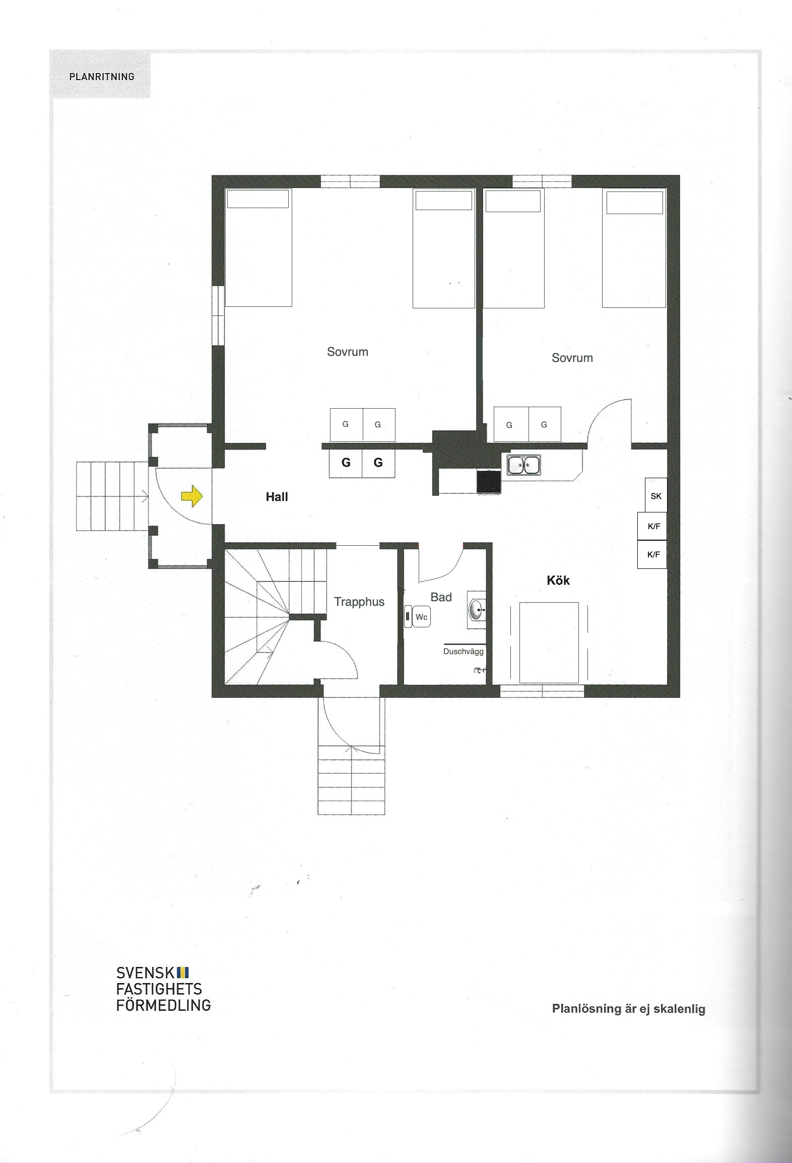Lägenhet, 2 rooms, 57 sqm, Alingsås – bild 10