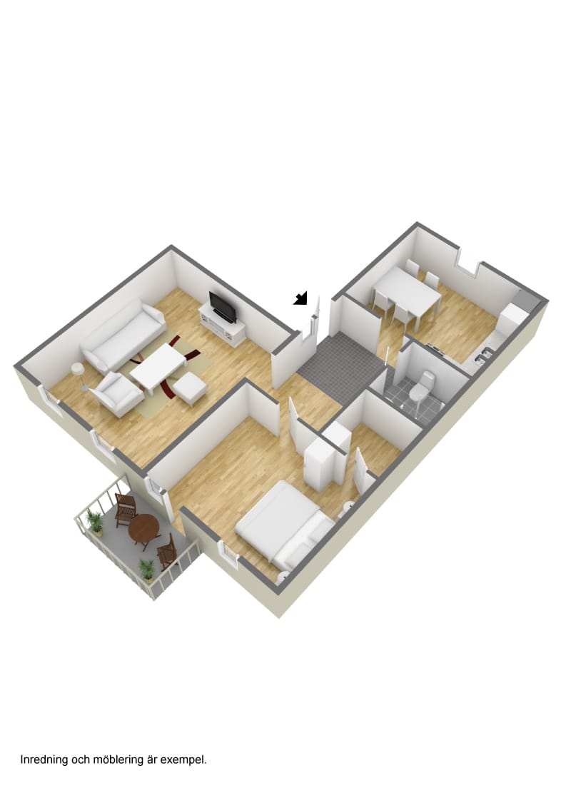 2 rok · 59 m² i Borås – bild 9
