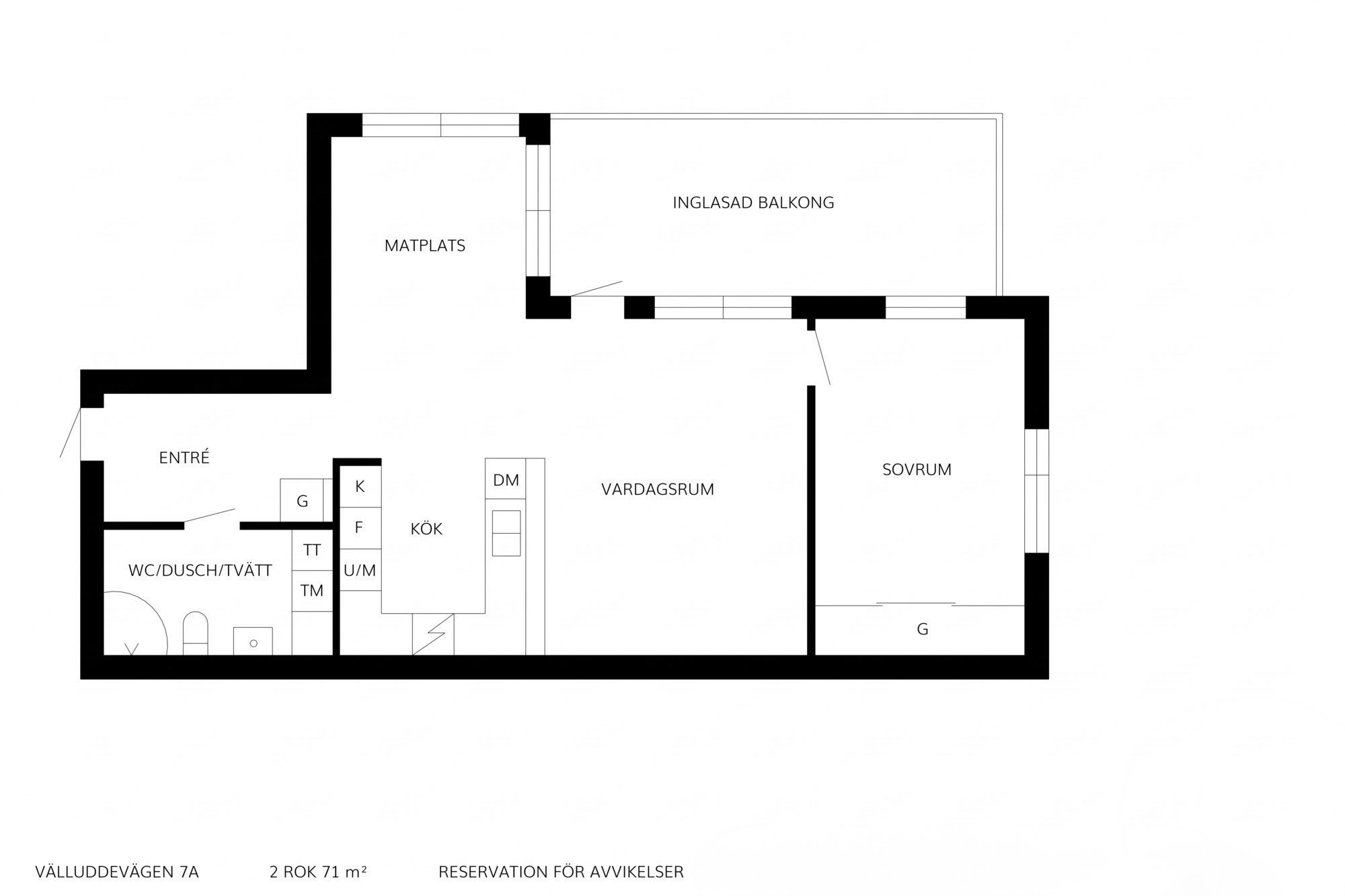 2 rok · 71 m² i Växjö – bild 20